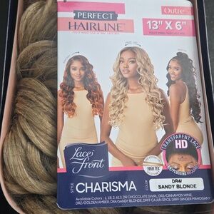 Outre Perfect Hairline Charisma 13x6 HD Lace Wig DR4/Sandy Blonde - New